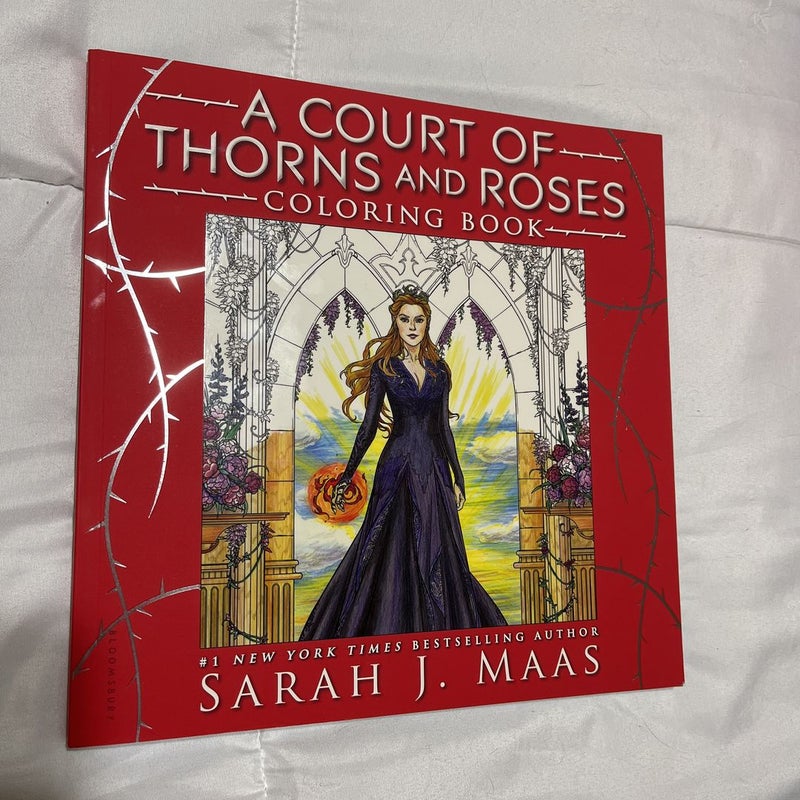 A Court of Thorns and Roses Coloring Book by Sarah J. Maas, Paperback |  Pangobooks